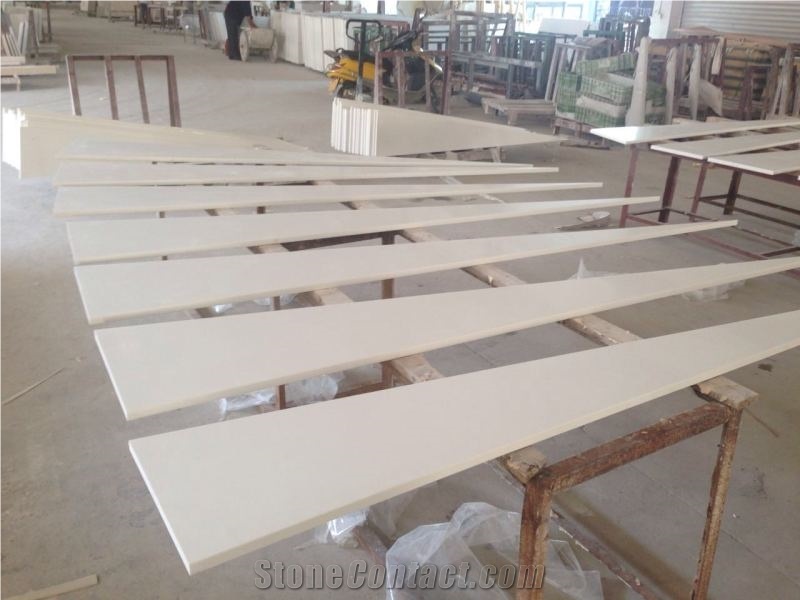 Pure White/ Polished Quartz Stone Tile & Slab, China White Quartz,Floor Covering Tiles, Quartz Wall Covering Tiles,Quartz Skirting
