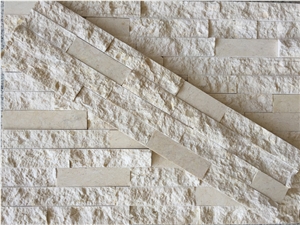 Hot Beige Marble Exterior Fieldstone Cultured Stone for Wall Decoration