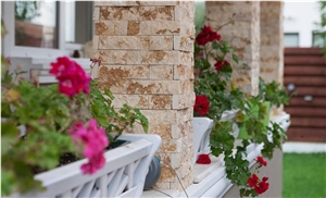 Wholesale Price Floor Beige Marble Culture Stone Flexible Stone Veneer