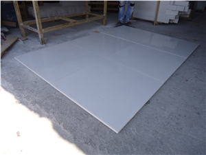 Snow White Thassos Marble Tiles & Slabs, Polished Marble Floor Covering Tiles