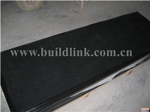 Absolutely Black Granite Bullnose Pool Coping, Nero Assoluto China Black Granite Swimming Pool Coping, Supreme Shanxi Black Granite Pool Coping