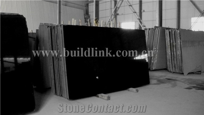Absolutely Black Granite Wall and Floor Covering Tiles & Slab,Skirting,Nero Assoluto China Black Granite Slabs,Supreme Shanxi Black Granite,Grade-A,Good Quality