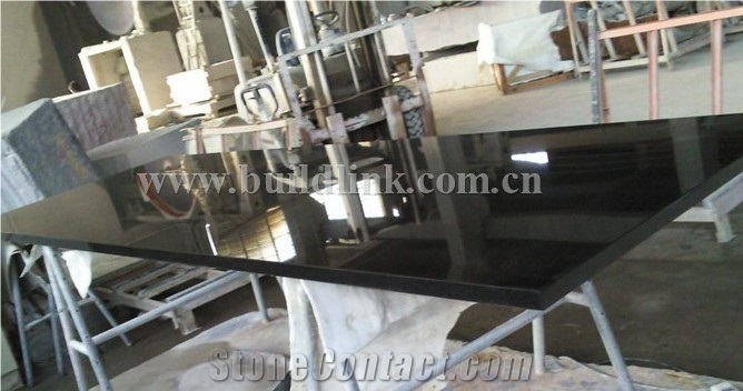 Absolutely Black Granite Wall and Floor Covering Tiles & Slab,Skirting,Nero Assoluto China Black Granite Slabs,Supreme Shanxi Black Granite,Grade-A,Good Quality