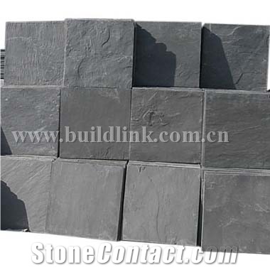 China Black Slate Tiles, Black Slate Flooring Tiles, Black Slate Flooring Tile on Sale