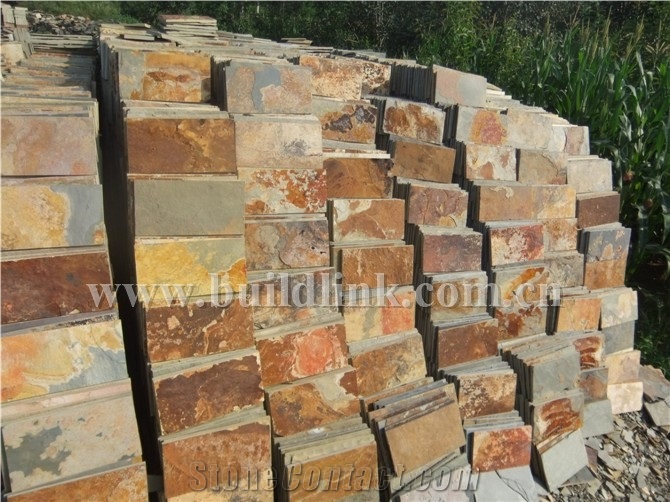 China Rusty Slate Tiles, Slate Flooring Tiles, Slate Floor Tile on Sale