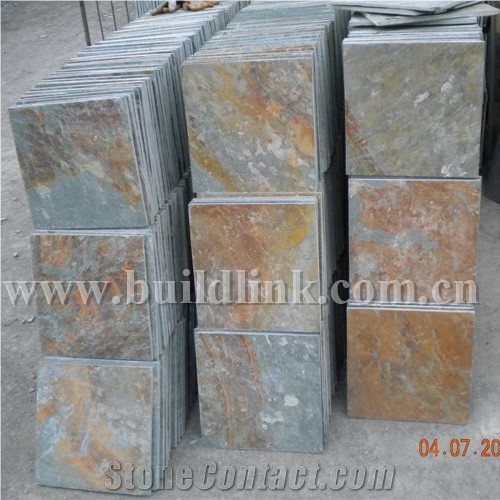 China Rusty Slate Tiles, Slate Flooring Tiles, Slate Floor Tile on Sale