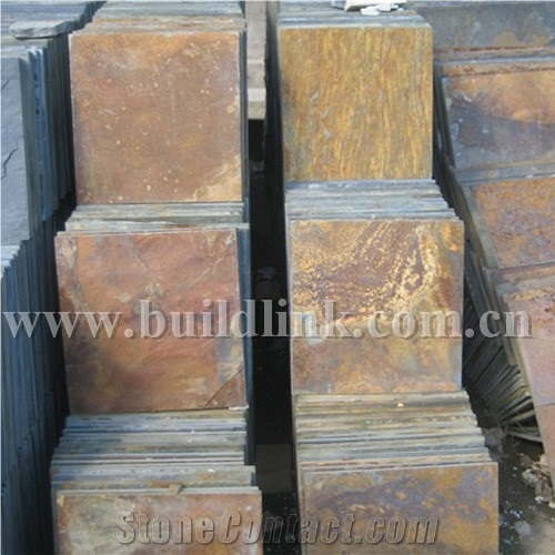 China Rusty Slate Tiles, Slate Flooring Tiles, Slate Floor Tile on Sale