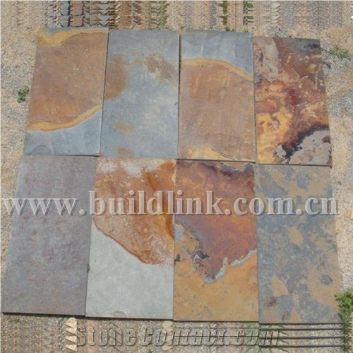 China Rusty Slate Tiles, Slate Flooring Tiles, Slate Floor Tile on Sale
