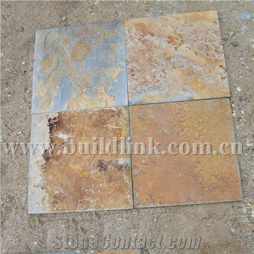 China Rusty Slate Tiles, Slate Flooring Tiles, Slate Floor Tile on Sale