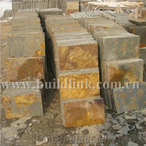 China Rusty Slate Tiles, Slate Flooring Tiles, Slate Floor Tile on Sale