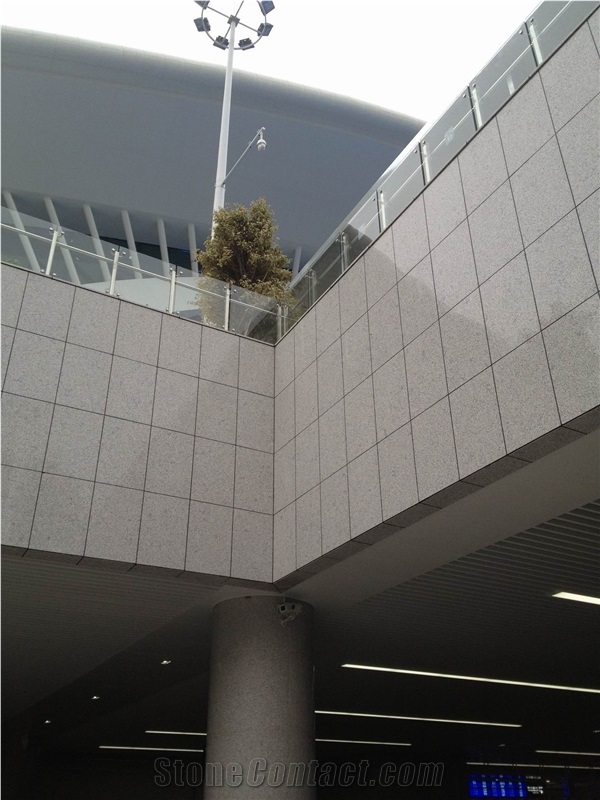 G623 Granite Flamed Tiles,China Grey Granite Walling and Flooring Flamed Tiles