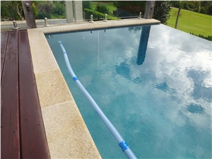 G682 Golden Sun Bullnose Pool Coping Tiles ,Rusty Yellow, Honey Jasper Bullnose Pool Coping Tiles