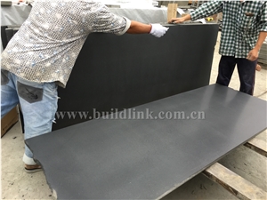 Hainan Dark Bluestone Without Cats Paws Honed Slabs, Hainan Black Basalt Honed Slabs, China Black Basalt, Black Basalt Honed Slabs