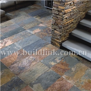 Rusty Slate Tiles, Slate Flooring Tiles, Slate Flooring Tile on Sale, China Rusty Slate Tiles