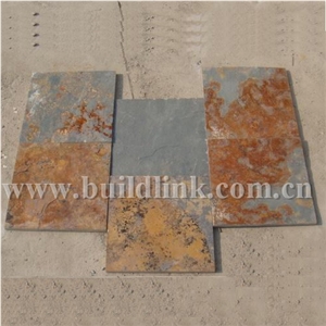 Rusty Slate Tiles, Slate Flooring Tiles, Slate Flooring Tile on Sale, China Rusty Slate Tiles
