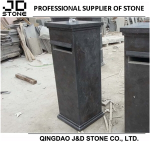 Polished Bluestone Mailboxes, Dark Bluestone Letter Boxes