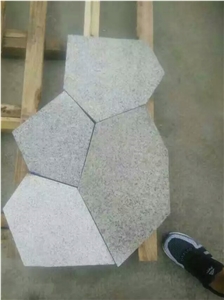 G350 Light Yellow Granite Irregular Flagestones on Mesh Competitive Prices