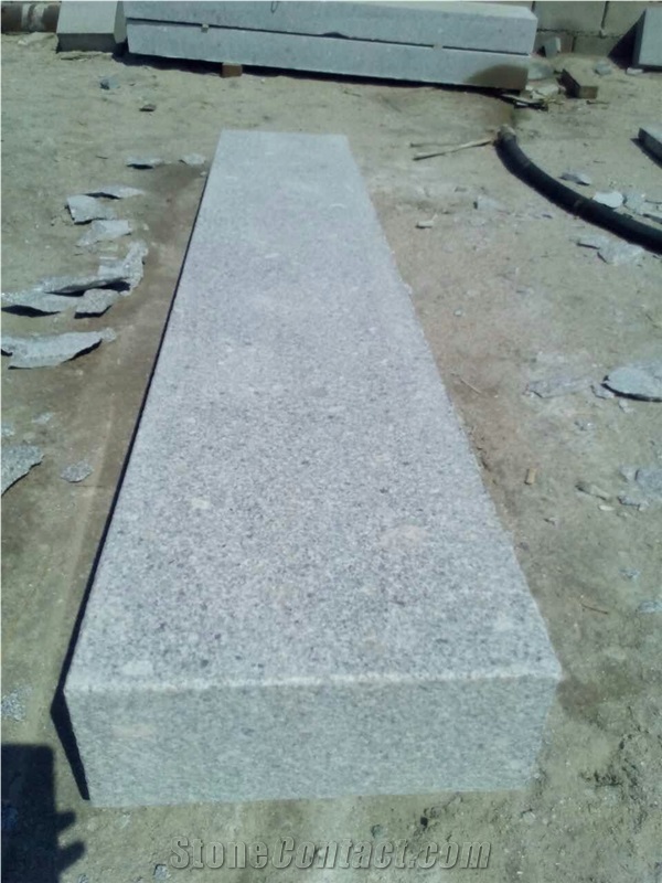 Sd G603 White Sesame Light Grey Granite Steps Stairs