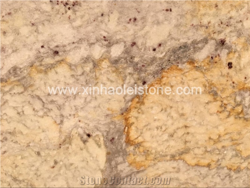 Golden Beach Granite Slabs/Tiles, Beige Granite for Walling/Flooring