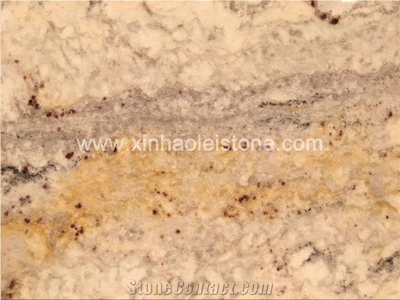 Golden Beach Granite Slabs/Tiles, Beige Granite for Walling/Flooring