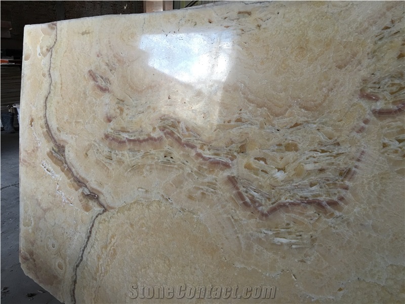 Rojo Vulkano Onyx 2cm Slabs