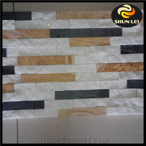 China Multicolor Slate Culture Stone/Stone Wall Cladding/Slate Ledges/Slate Culture Stone
