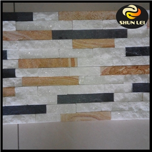 China Multicolor Slate Culture Stone/Stone Wall Cladding/Slate Ledges/Slate Culture Stone