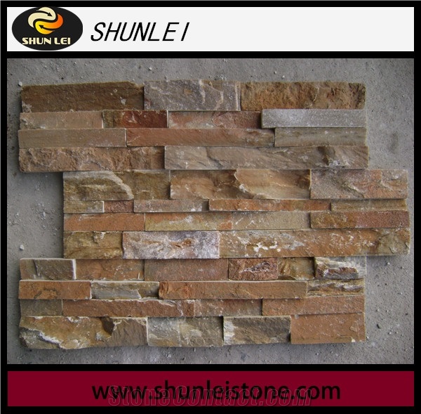 Rusty Slate Cultured Stone/Stone Wall Panel/Stone Veneer/Wall Cladding