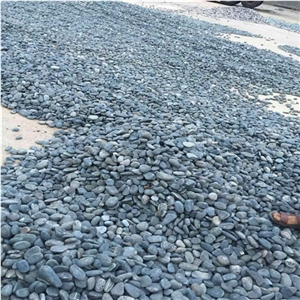 Black Pebblestone, River Stone, Beach Cobblestone ,China Basalt Pebblestone,Black Garden Rock