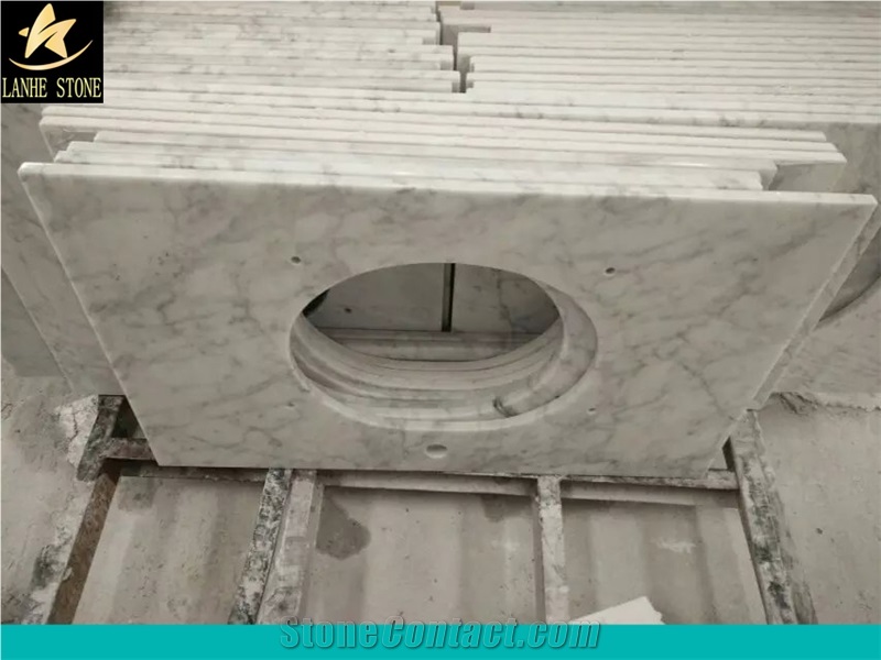 Carrara Bianco White Marble Bathroom Vanity Tops,Carrara White Marble Bathroom Vanity Tops,Carrara White Marble Countertops,Carrara White Stone Marble Bath Tops