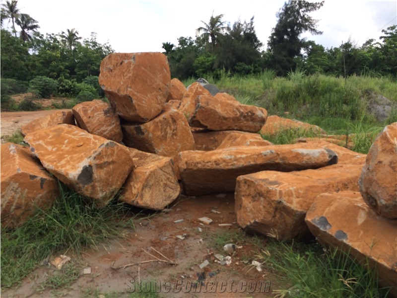 China Hainan Black Basalt Blocks