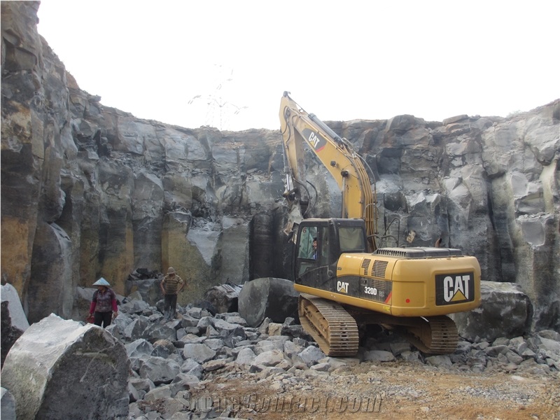 China Hainan Black Basalt Blocks