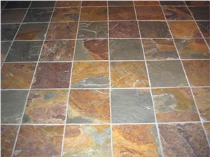 Chinese Rusty Slate Tiles,Multicolor Slate Floor Tiles,Rusty Slate Flooring,Slate Stone Flooring,Rust Slate Pattern,Stone Floor Covering