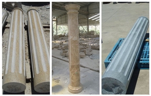 Granite Column & Sculptured Roman Columns & Architectural Columns