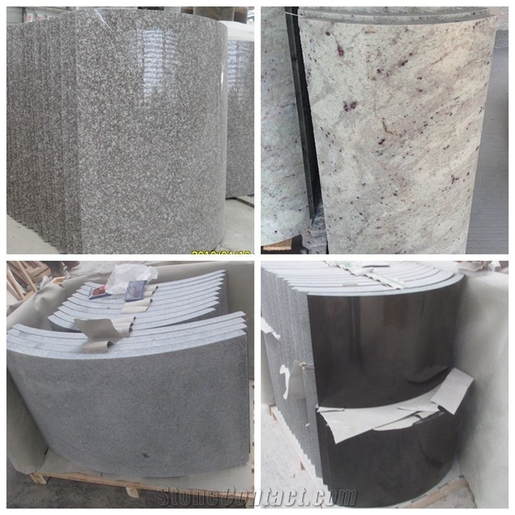 Granite Garden Sculptured Roman Columns, Outdoor Architectural Columns, Exterior Landscaping Stones Column Tops & Bases
