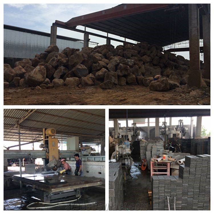 Grey Sawn Lava Rock,Lava Stone Tiles & Slabs, Grey Basalt Lava Rock Basalt Tiles