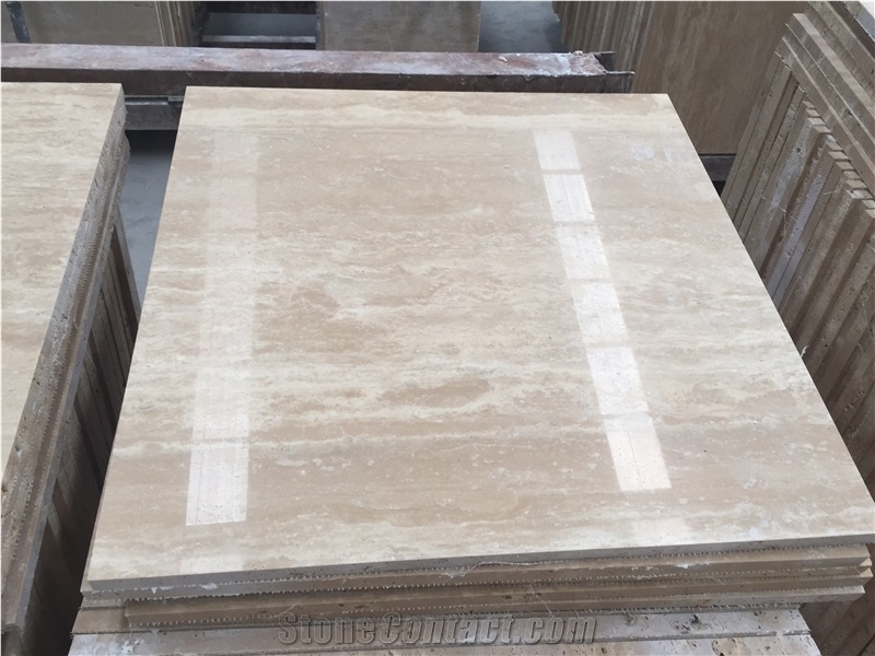 Light Travertine Slabs & Tiles, Turkey Beige Travertine