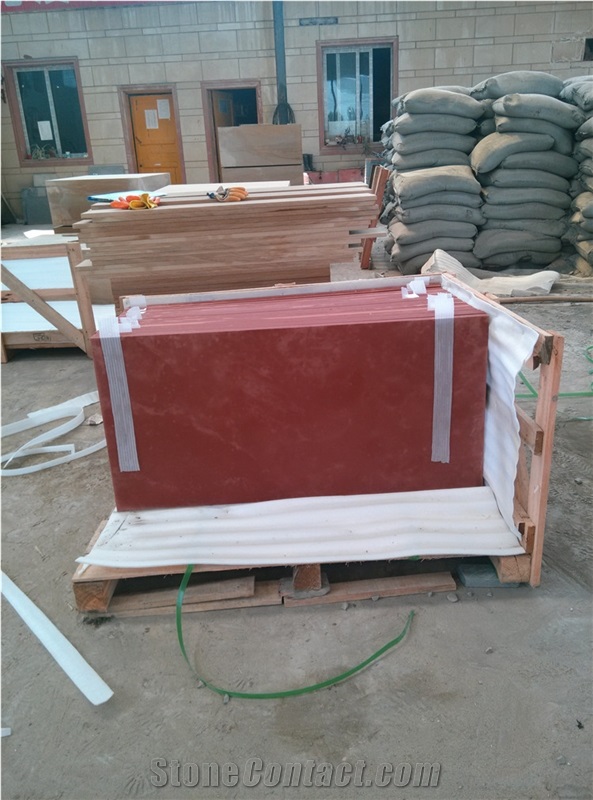 Natural Red Sandstone Slabs & Tiles, China Red Sandstone
