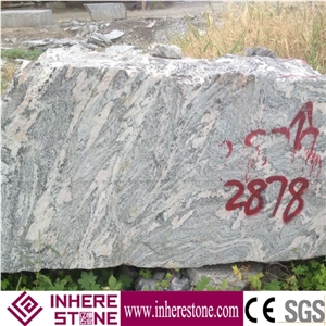 Cheap Price China Juparana Pink Granite Block, Desert Gold Granite Own Quarry, Hebei Desert Flower Gold Granite