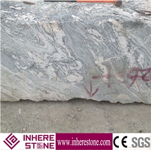 Cheap Price China Juparana Pink Granite Block, Desert Gold Granite Own Quarry, Hebei Desert Flower Gold Granite
