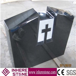 Shanxi Black Granite Cheap Headstones, Granite Monument & Black Tombstone