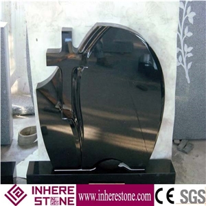 Shanxi Black Granite Cheap Headstones, Granite Monument & Black Tombstone