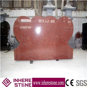 Tombstone Design India Red Granite Headstone
