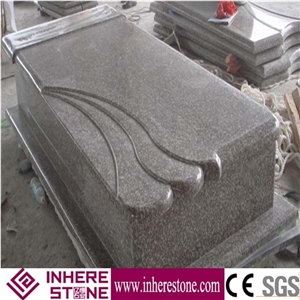 Wholesale Polished G664 Granite Tombstone & Monument, Pink Color Tombstone Design