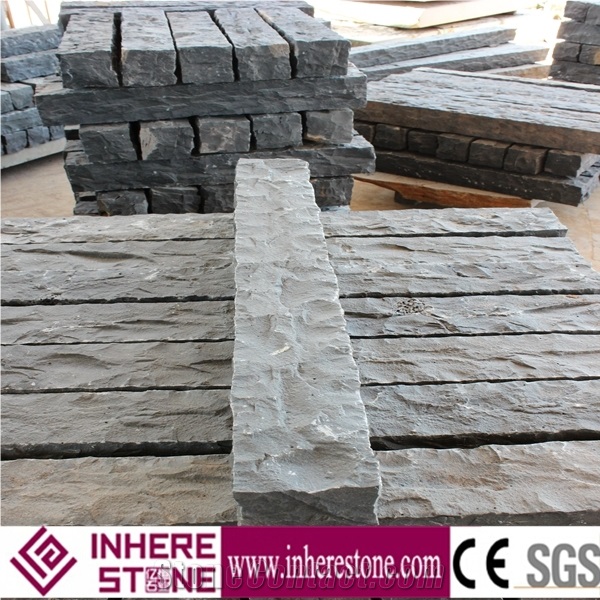 Zhangpu Black Basalt Kerbstone, Road Stone, Curbstone, Black Curbs
