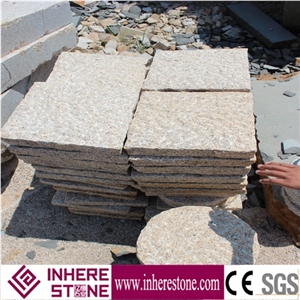 Zhangpu Rust Yellow Granite Paving Stone,Cube Stone