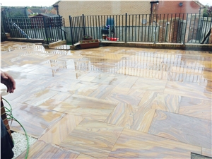 Rainbow Sandstone Slabs & Tiles