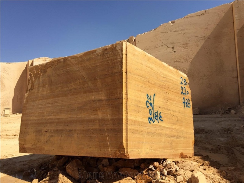 Lemon Travertine Blocks