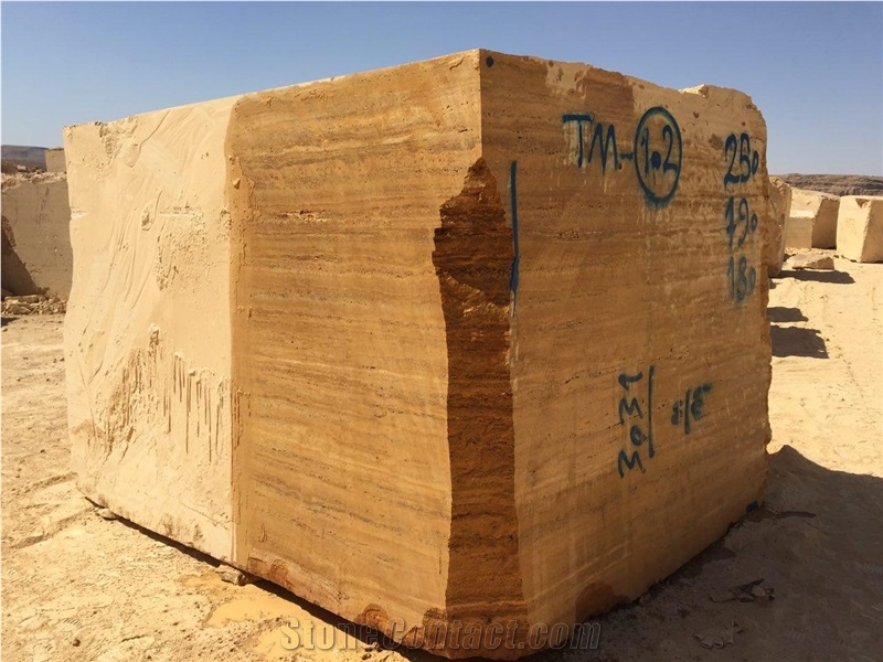 Lemon Travertine Blocks