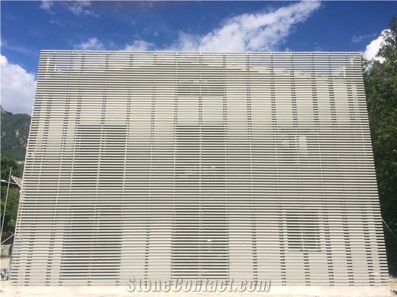 Serizzo Dubino Solar Shading, Stone Solar Shading, Granite Solar Shading, Serizzo Dubino Solar Shading System, Serizzo Dubino Sunscreening System for Facade